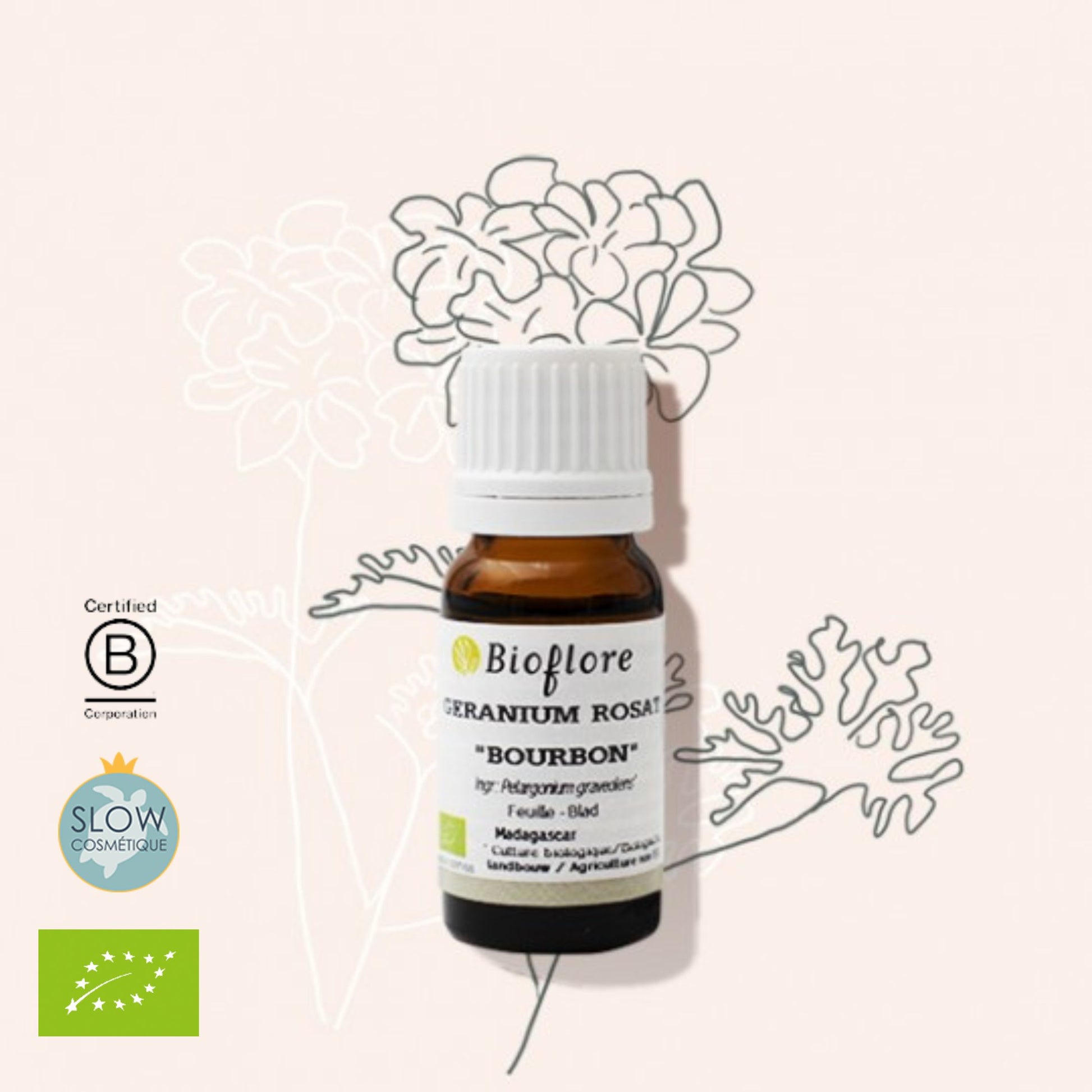 Bioflore 有機玫瑰天竺葵精油 Rose Geranium 10ml